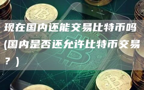 现在国内还能交易比特币吗 - 国内是否还允许比特币交易？